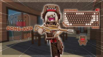 PLAYING MM2 AS DOMO-KUN *Keyboard ASMR*