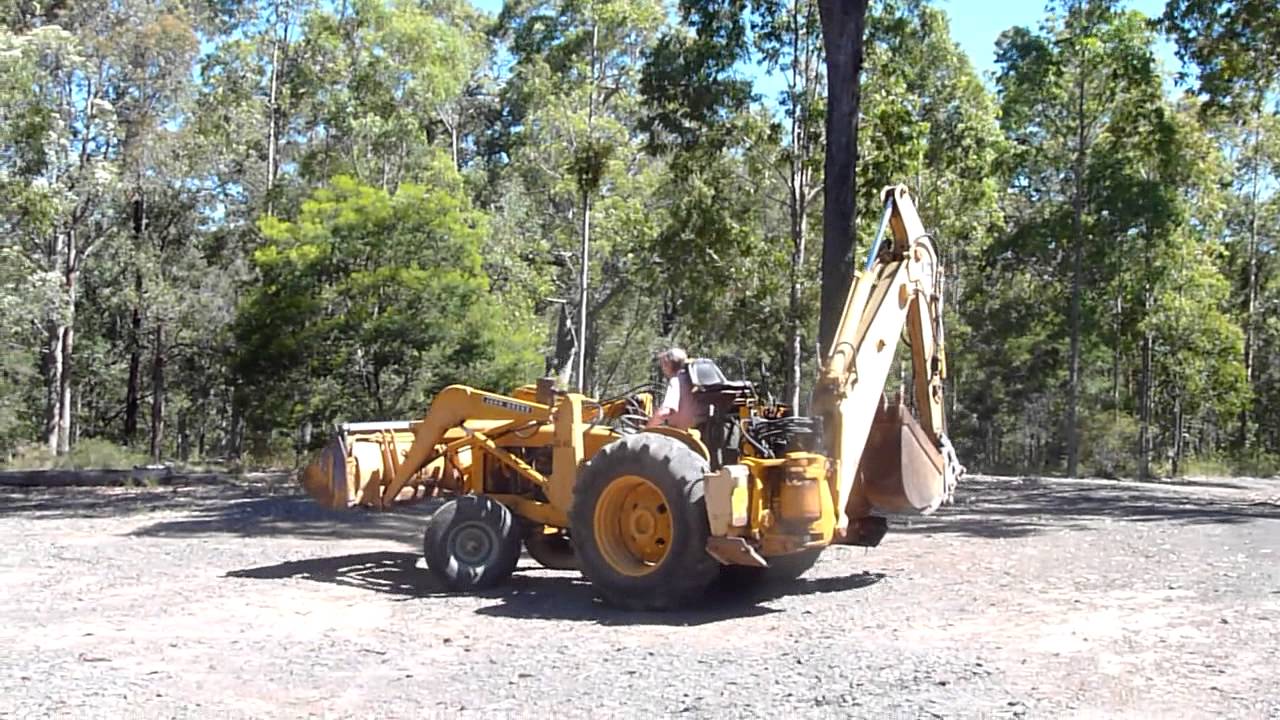FOR SALE John Deere JD400a backhoe loader tractor. Wyee NSW. AUS YouTube