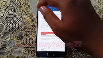 Microsoft Word For Android : How to save as in word Samsung Galaxy S6