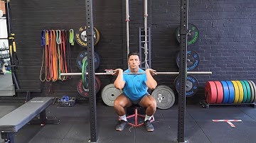 Low Box Front Squat | Squat | Strength and Conditioning Exercises
