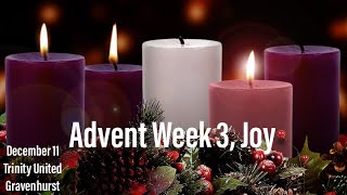 December 11 , 2022,  Minister : Carol-Ann Chapman,  Music Today: Daniel Hynek