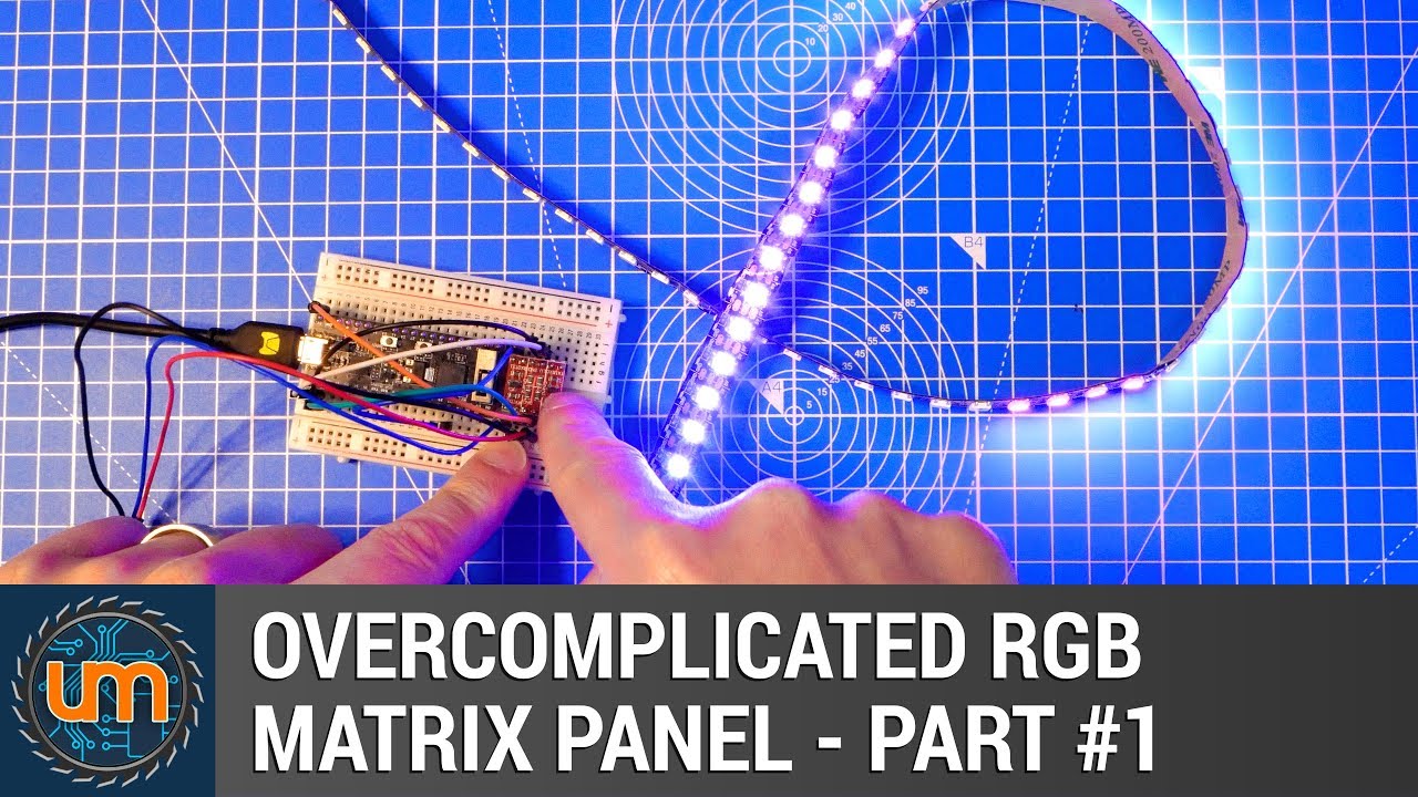 Overcomplicated RGB Matrix Panel - Part1 - YouTube