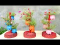 DIY Beautiful Flower Pots for Small Garden and Balcony Garden | TEO Garden