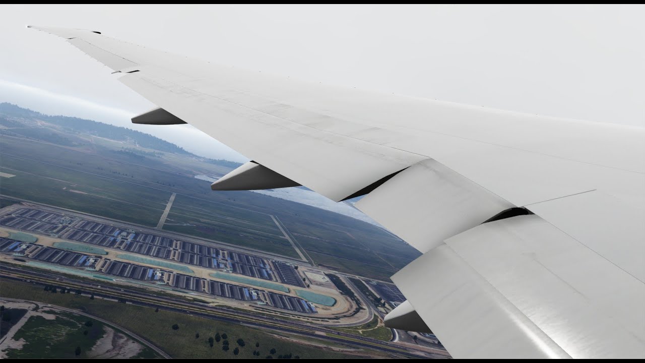 P3D v5} Seoul Incheon to Paris Korean Air B777-300ER KAL901 Takeoff in Incheon