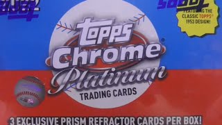2022 Topps Chrome Platinum Baseball