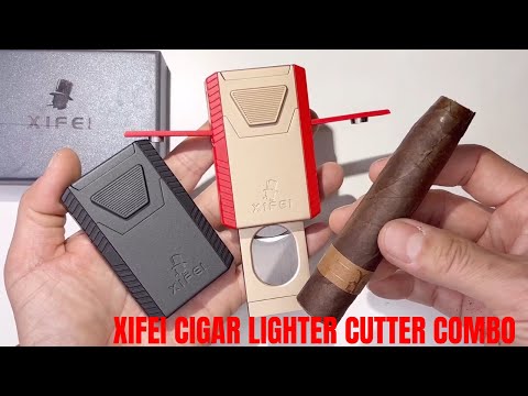 Review  XIFEI Cigar Lighter Cutter Punch Combo 3IN1 