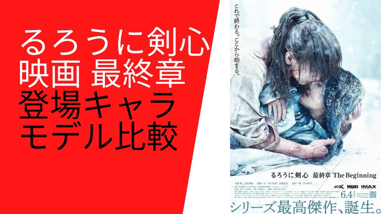 るろうに剣心 映画 Beginning登場キャラのモデル比較 新選組 倒幕派 Youtube