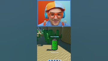 Where To Find The SPIKEY CACTUS CAN in Blippi Roblox! 🌵🥫 #shorts #blippi #roblox