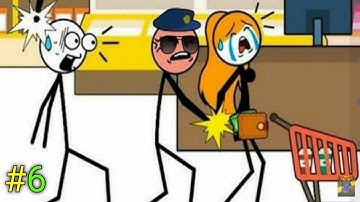 Thief Puzzle (WEEGOON) Level 61 - 70 Android Gameplay Walkthrough - Funny Stickman Brain Puzzle Game