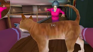 المدرسة الشريرة مرحلة القطة|scary teacher 3d-free the cat