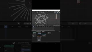 Audio visualizer in blender using geometry nodes  - Blender short video