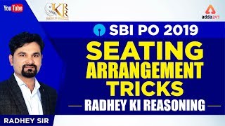SBI PO 2020 | Seating Arrangement Tricks I Radhey Ki Reasoning  | Radhey Sir | 10:00 AM