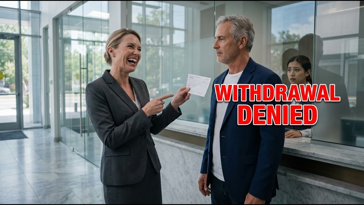 В моем собственном банке мне отказали в снятии средств, и я тут же заставил их пожалеть об этом! ...