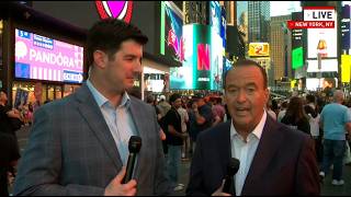 News 4's Don Harris and Zack Hedrick are in NYC'S Times Square for the Finals
