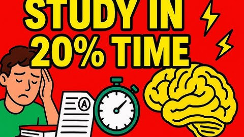 Study Smarter, Not Harder | 7 Brain Hacks to Study Fast & Get Top Grades (Proven Techniques)
