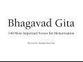 Bhagavad gita chants  140 most important verses