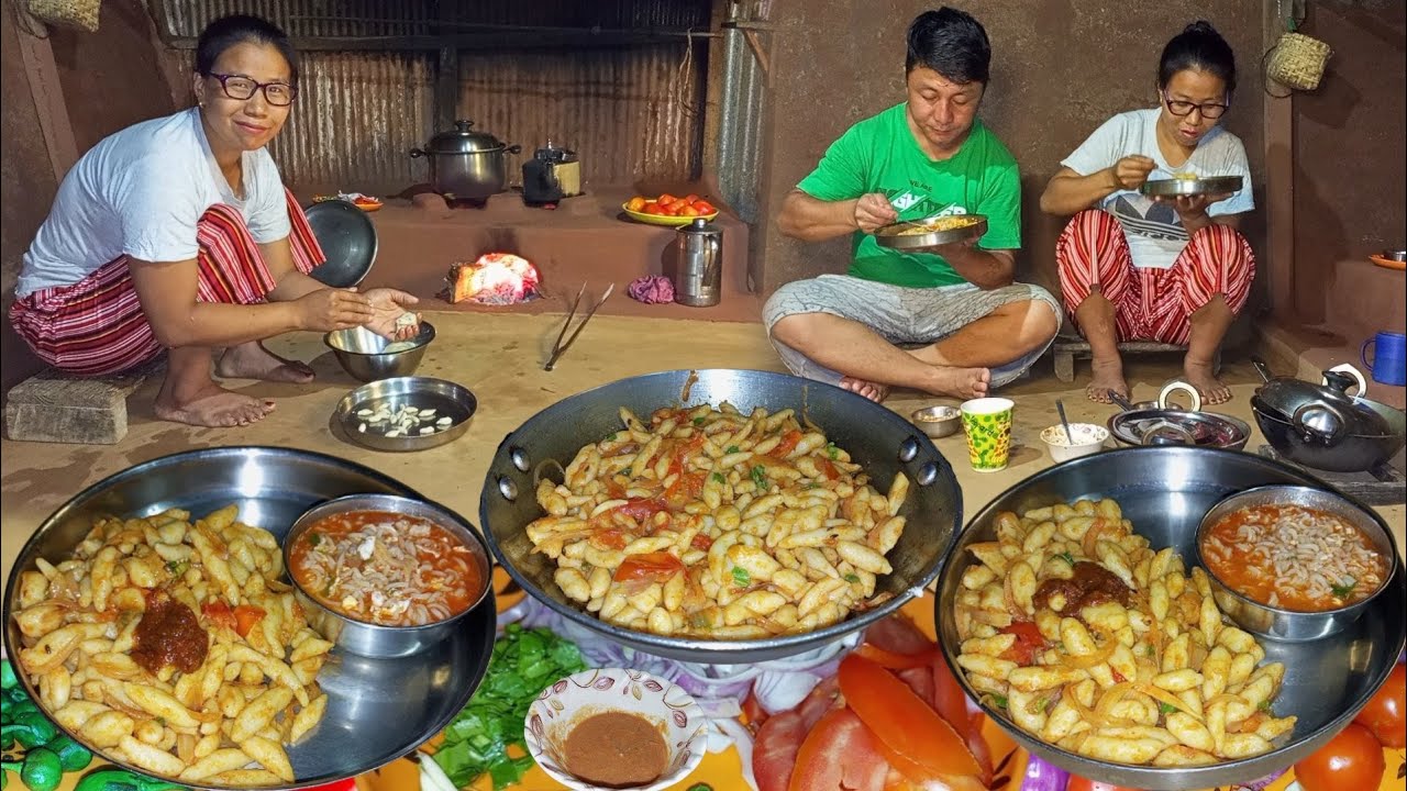 Best and Healthy Nepali Food Kauri Recipe Making & Eating in Village Kitchen YouTube