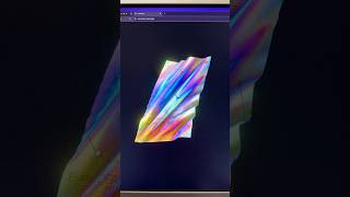 Create holographic and cloth like effects in your browser #holographic #visualdesign #design