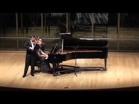 Dvorak Romantic Pieces Op. 75 for Violin and Piano Ivan Ženatý and Sandra Shapiro live at CIM