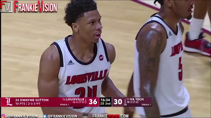 Dwayne Sutton Louisville vs Virginia Tech - Highli...