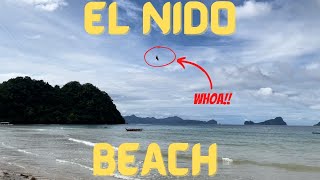 HD - El Nido Palawan Beach Walking Tour 2023 - Las Cabanas Beach! With Zip Line!