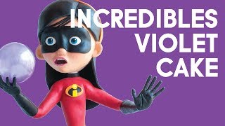Violet From Disneys Incredibles 2 Cake Collaboration - 3D Cake