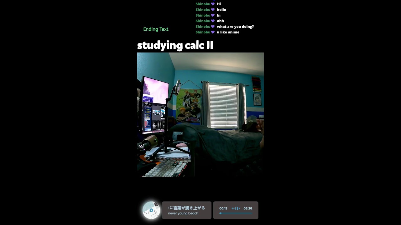 🔴study, cook, study, edit🔴 (Portrait) - YouTube