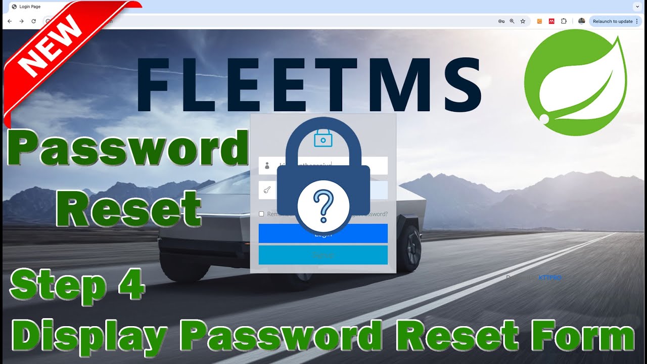 Password Reset in Spring Boot - Part 4 (Display the Reset Password Form ...