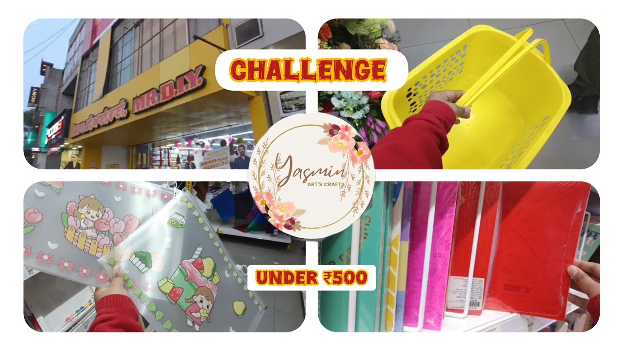 ​"Everything I found for ₹500 at Mr. DIY! ✨🛍️ 