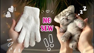 Genius Idea🤩Diy Kitten Tutorial: Anyone Can Make It 🧤🐈
