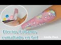 Uñas Acrilicas con Efecto color y textura en Gel y 3D / Xnails Peru