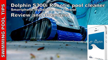 Dolphin S300i Robotic Pool Cleaner by Maytronics - Smartphone MyDolphin™ app control