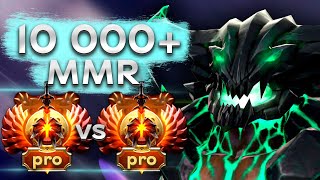 10 про игроков попались в одной игре! 10 000 ммр паблик. - Outworld Destroyer DOTA 2