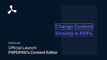 Editing text in a PDF with PSPDFKit