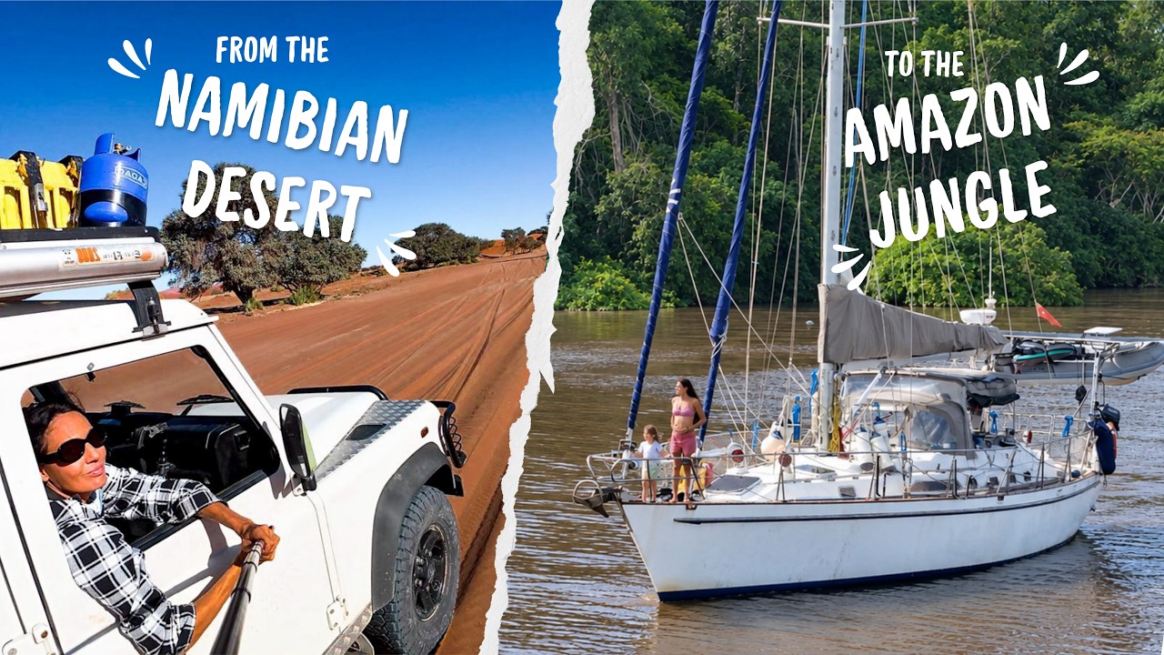 ⁣AFRICA to the AMAZON! Staying Connected When SAILING AROUND The WORLD!