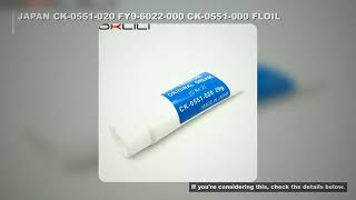 10PC X JAPAN CK-0551-020 FY9-6022-000 CK-0551-000 FLOIL G-5000H 20g Lubricant Permalub G-2 Silicone