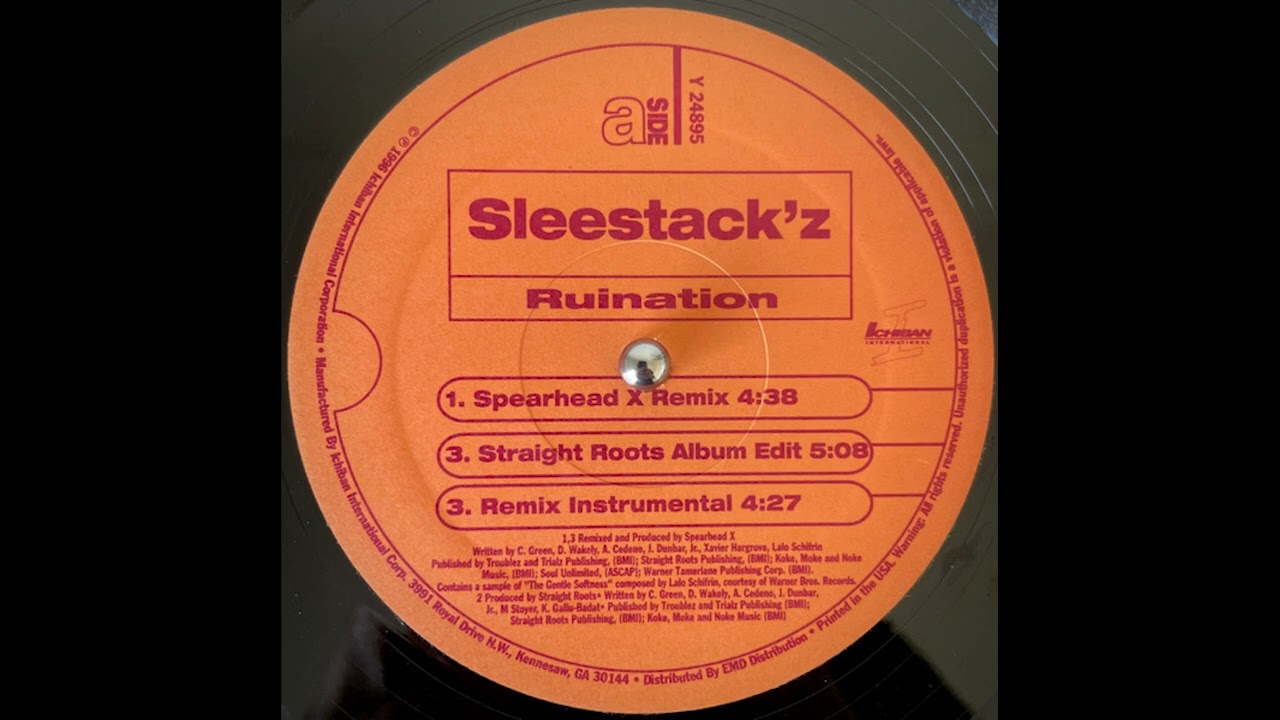Sleestack'z – Ruination (Spearhead X Remix) (1996) - YouTube