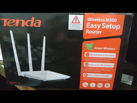 CARA CEPAT SETTING PASSWORD LOG IN ROUTER TENDA N300/F3 MENGGUNAKAN ANDROID