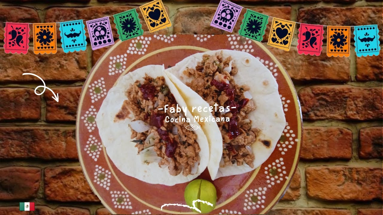 ✅Receta fácil ¨Tacos de Soya estilo carne Árabe¨🌮👩🏻‍🍳🧄🧅