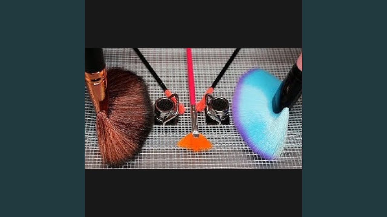 Asmr Tascam Brushing on Mesh Netting, No Talking, Mascara Wands, Pt. 5