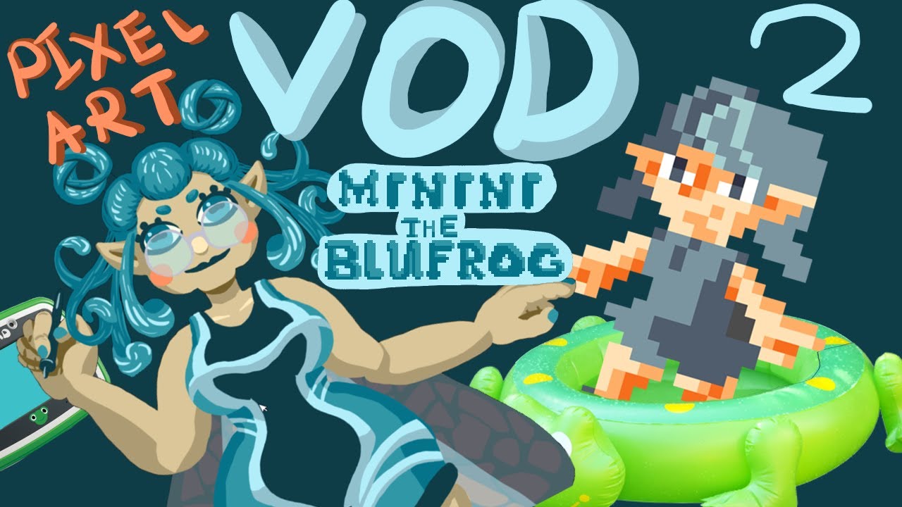 VOD #2 Pixelart! Character Asset Pack! Fem Run Anim!