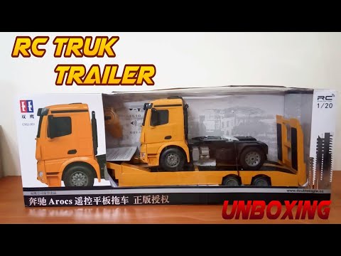 RC Truck Excavator transport! Stunning R/C ACTION!. 