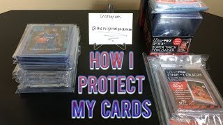 All The Products & Supplies I Use To Protect & Store Cards!