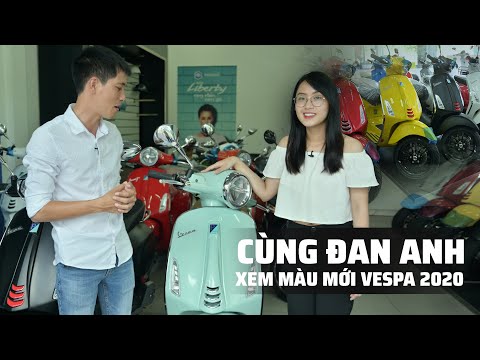 Dẫn em gái đi xem bộ sưu tập màu xe Vespa 2020| Màu Green Relax cực đẹp Dẫn em gái đi xem bộ sưu tập màu xe Vespa 2020| Màu Green Relax cực đẹp