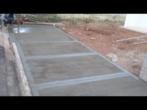 Vídeo: Que tipo de vassoura você usa para fazer o acabamento do concreto?