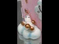 Make a unicorn topper with me shorts cakedecorating