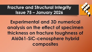 Experimental and 3D numerical analysis on the effect of specimen thickness on fracture toughness ...