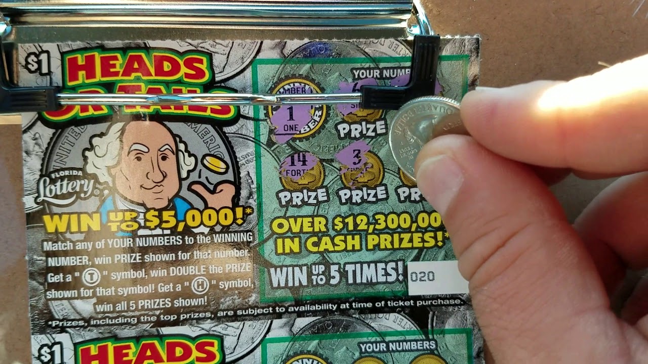 3 1 Heads or Tails Florida Lottery Scratch Off Ticket YouTube