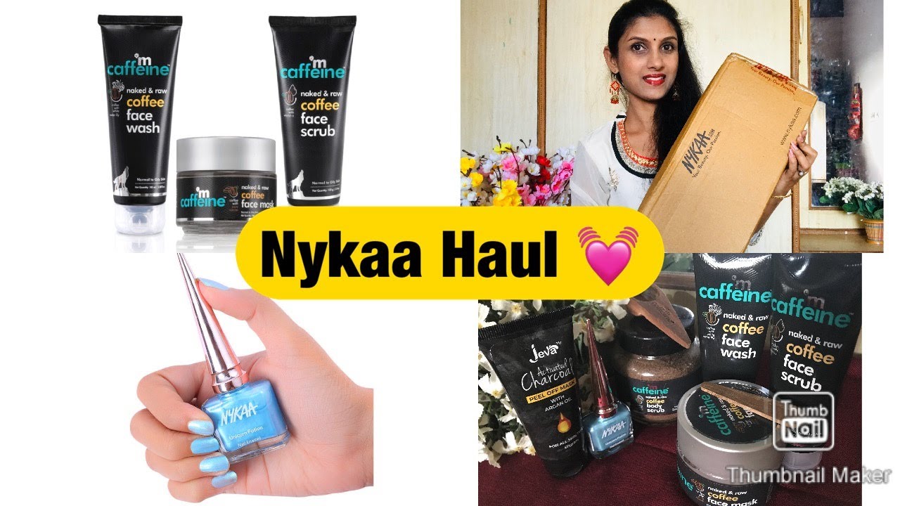 Nykaa Haul 🛍 || M Caffeine Skin Care Products Review || In kannada || Ramya Art Gallery
