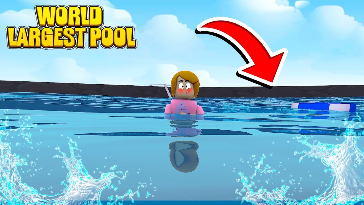 Roblox Roleplay World S Largest Swimming Pool Youtube - deep swimming pool roblox